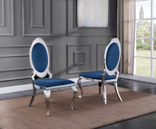 Velvet Side Chair Set of 2
