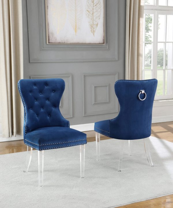 |Velvet Tufted Side Chair **Set of 2**|