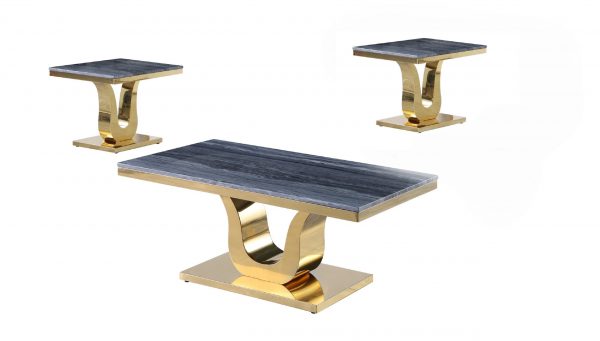 Marble Coffee Table Set: Coffee Table