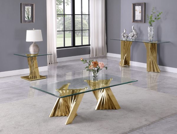 Glass Coffee Table Sets: Coffee Table|End Table
